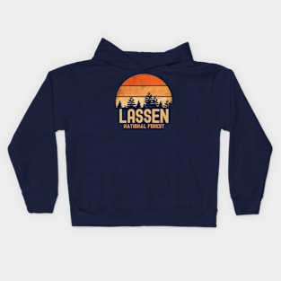 Lassen National Forest California Kids Hoodie